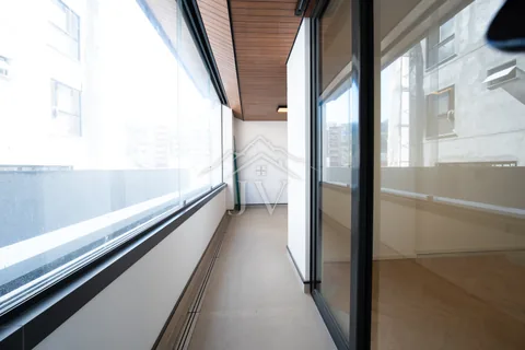 Varanda vista de dentro